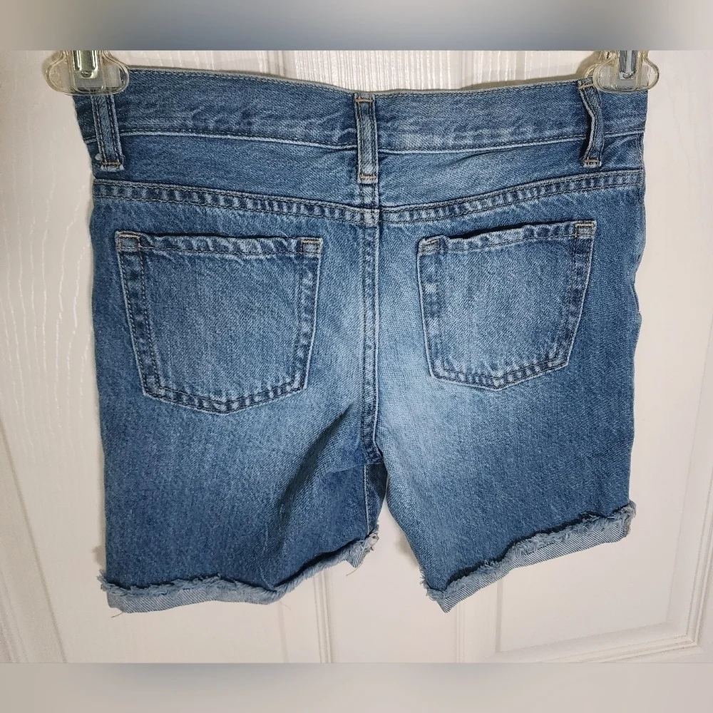 Children's Place Girls Bermuda Midi Long Jean Shorts Size 10